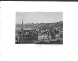 Zürich  Aquatinta von Dikenmann selten