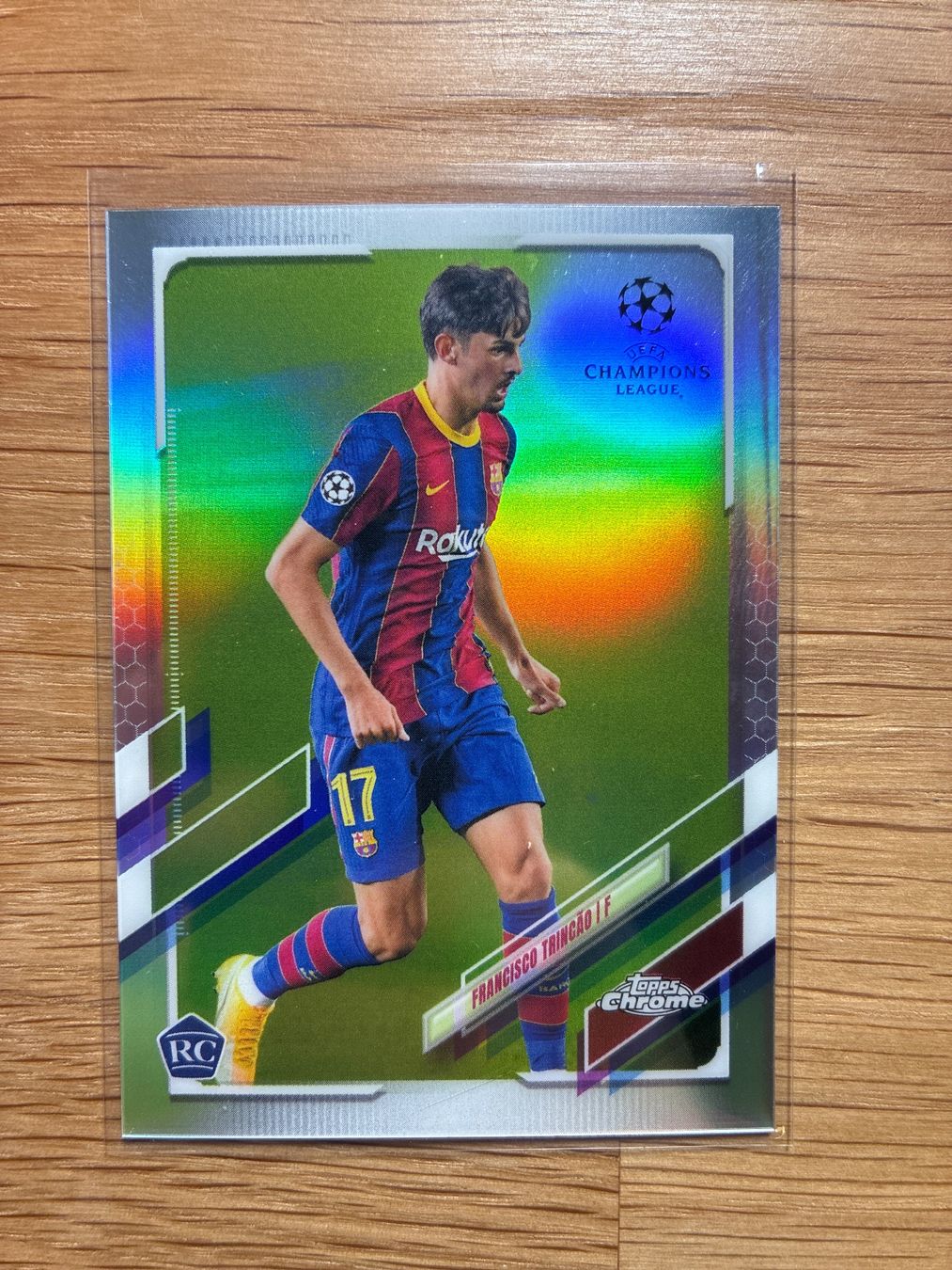 Topps Sammelbilder & Trading cards: Topps Chrome Francisco Trincao Rookie Refractor – Gebraucht aus Wangenried von Garagara
