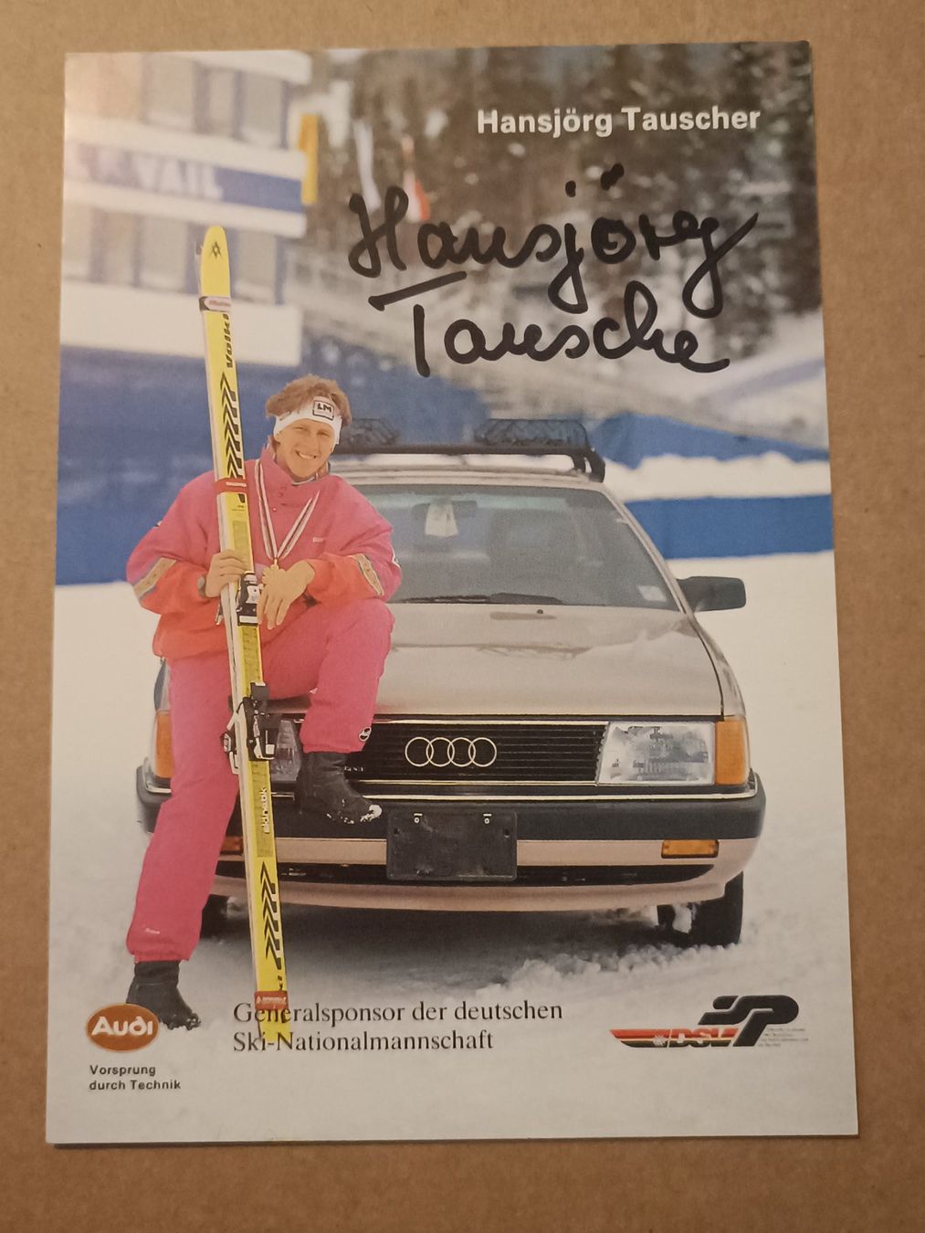 Autografi: Hansjörg Tauscher - handsignierte alte Karte – Usato da Menziken venduto da Artographs