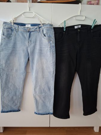 2 Stück Jeans 7/8 Länge Grösse XXL (46/48)