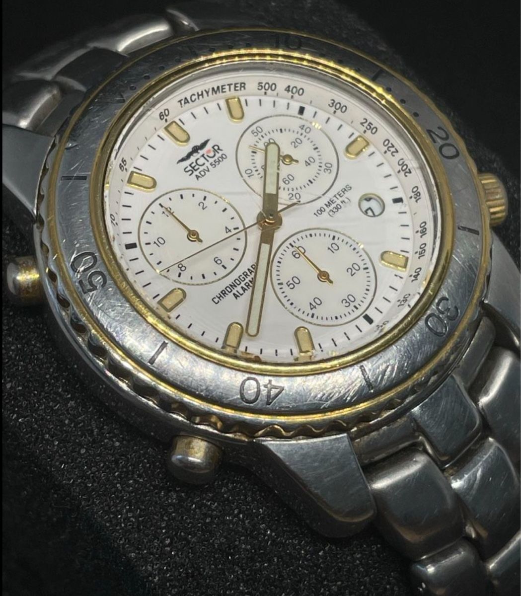 Sector Uhren: Sector adv5500 Chronograph/Alarm 100m 330ft – Gebraucht aus Untersiggenthal von TimeandShine 1