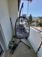 Hängesessel mit Kissen neuwertig guter Zustand