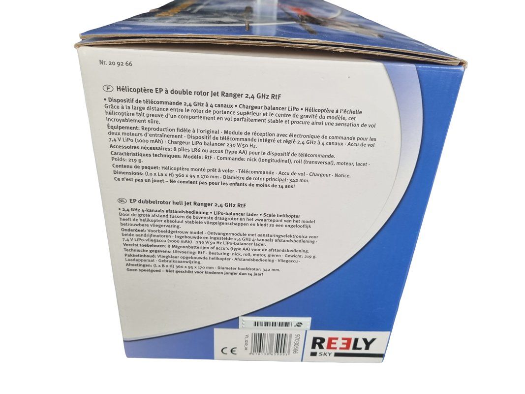 Reely Modellismo RC: REELY SKY Jet Ranger Doppelrotor-Helikopter – Usato da Wangen b. Olten venduto da Restwert_Wangen 5