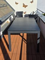 Gartentisch Judlandia - ausziehbar mit 4 Gartenstühlen