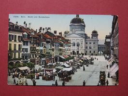 Bern - Markt und Bundeshaus