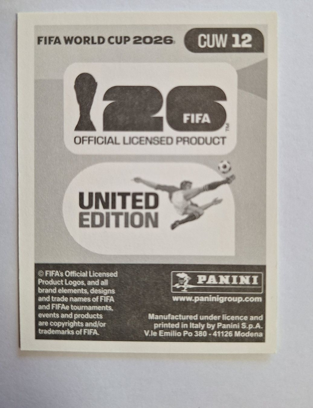 Panini Carte collezionabili: Panini Leandro Bacuna CUW 12 – Nuovo (secondo la descrizione) da Romanens venduto da Crocette 1