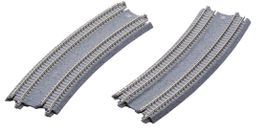 Kato Unitrack 20-186 Doppelgleis, gebogen, 480/447, 2 Stück