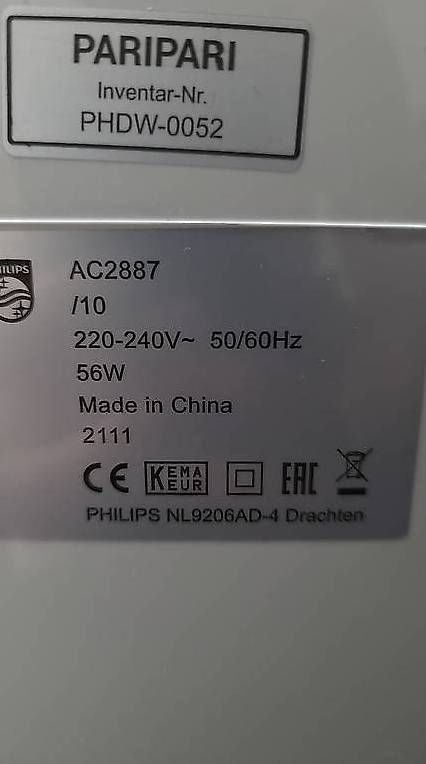 Purificatori d'aria: Philips Series 2000 AC2887/10 – Usato da Urdorf venduto da ric_h7vz 2