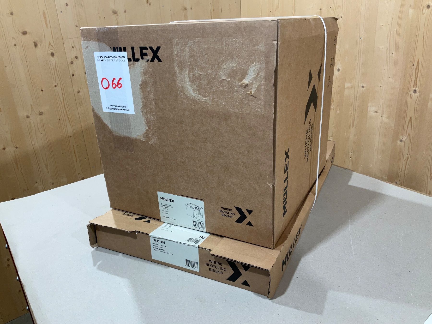 Müllex Abfalleimer: 066 Müllex Abfallsystem X60 L5 Basic – Neu und originalverpackt aus Derendingen von Meisterstuecke 7