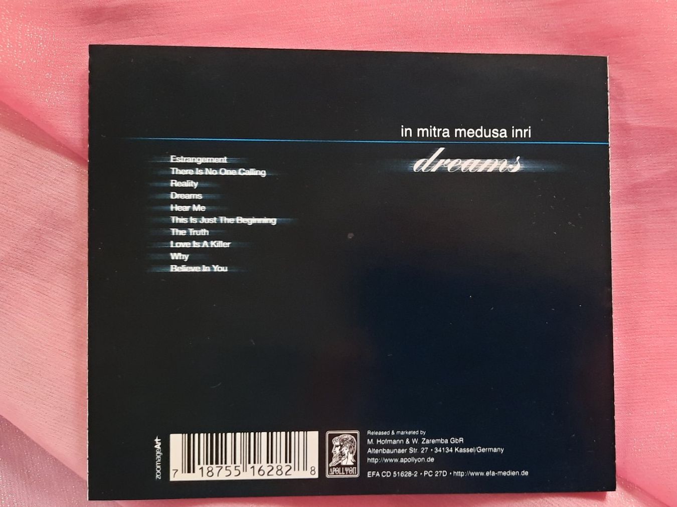 CDs: IN MITRA MEDUSA INRI - DREAMS – Gebraucht aus Lausanne von min_myq9 1