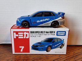 Tomica #7 Subaru Impreza WRX STI 4door Group R4