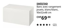 Coffre à jouet IKEA blanc