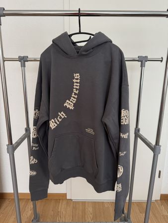LFDY Rich Parents Hoodie, Grau, Grösse M, Top Zustand!