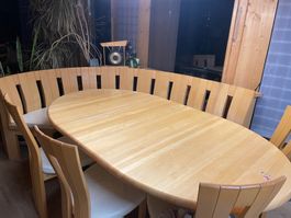 Letzte Chance: Esszimmer Willisau - Eckbank, Tisch, 6 Stühle