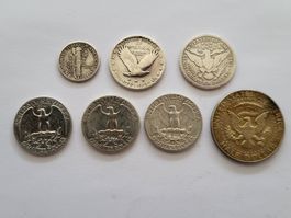 Münzen aus den USA Silber