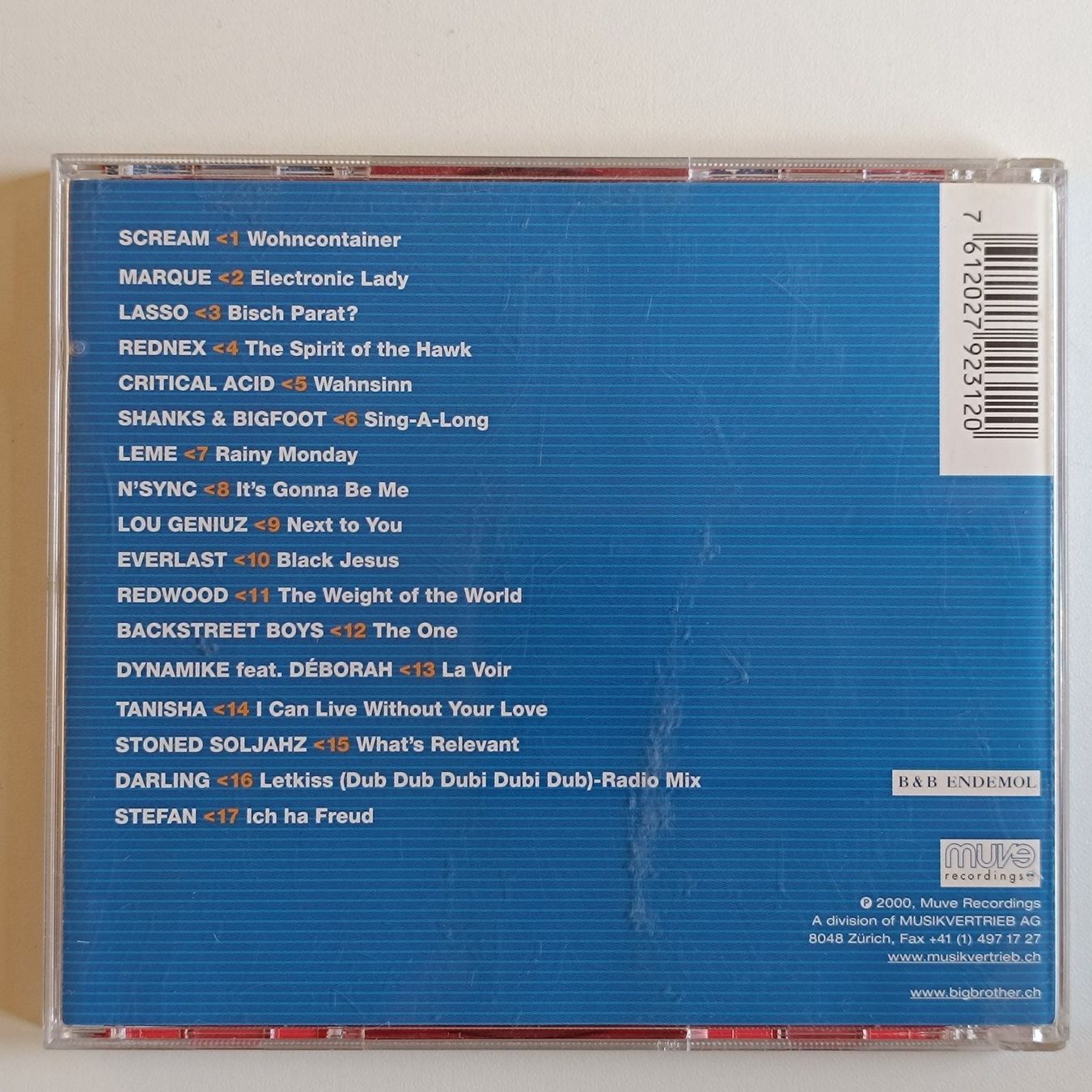 CD: Big Brother Schweiz Compilation CD (2000) F26 – Usato da Sessa venduto da fraenklishop 1