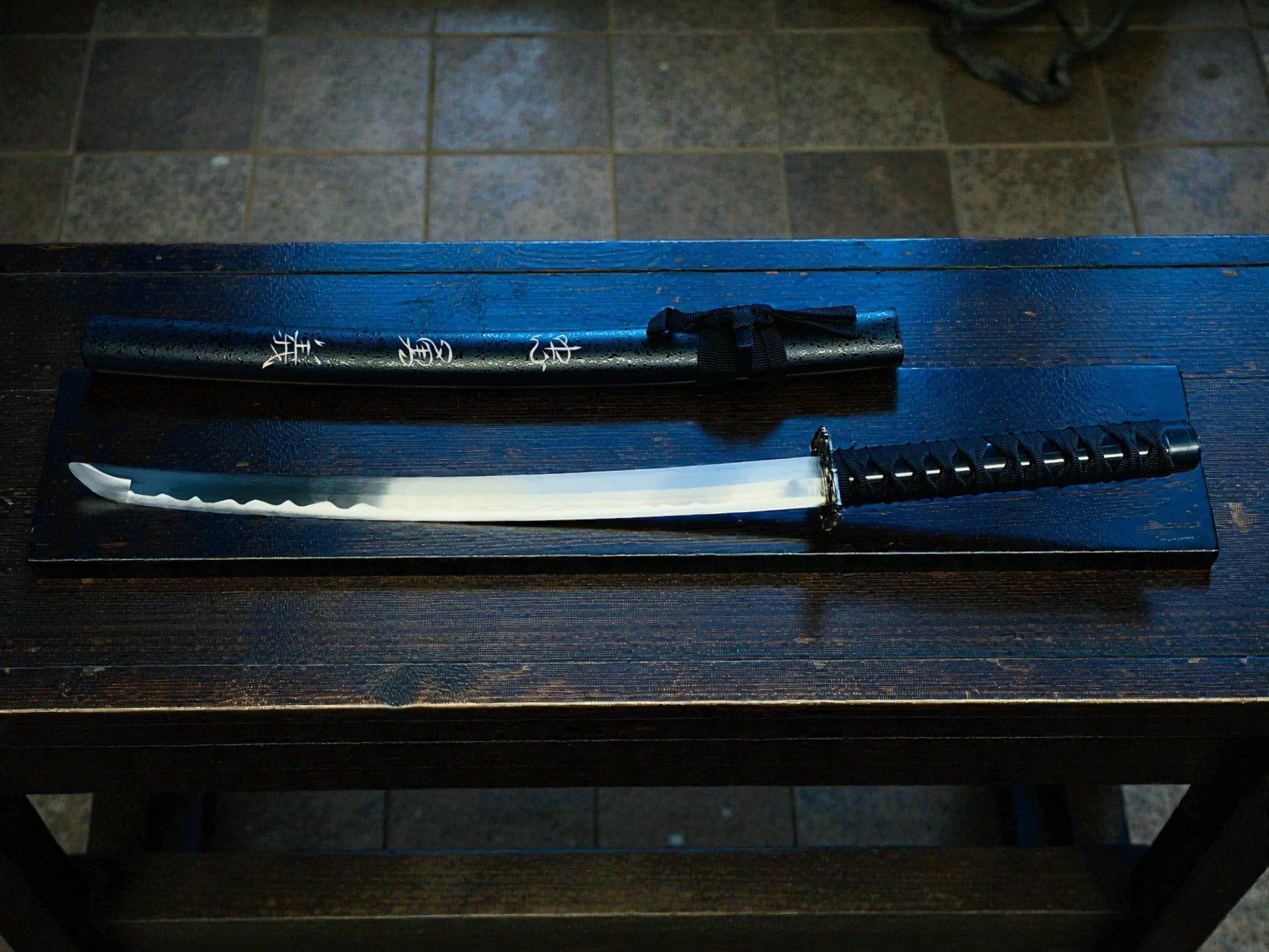 Arte internazionale: Katana Schwert mit Scheide 78cm SCHWARZ L NEU – Nuovo e nell'imballaggio originale da Bergdietikon venduto da shopAgent 1