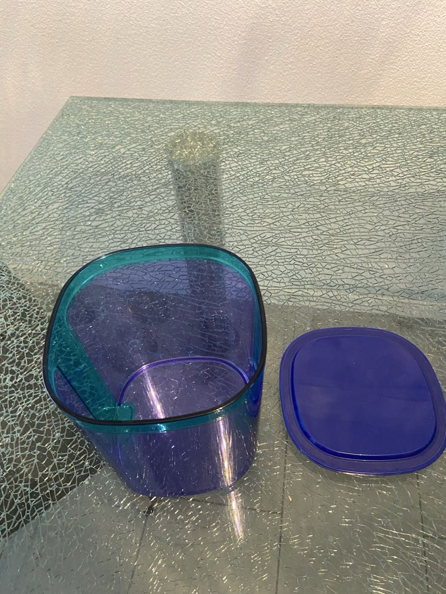 Tupperware Contenitori & Simili: Tupperware Box mit Deckel, blau/türkis – Nuovo (secondo la descrizione) da Oftringen venduto da andrax 1