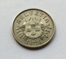1876 5 Rappen -unz