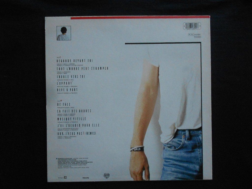 Dischi in vinile: PATRICK BRUEL  -  DE FACE – Usato da Bex venduto da Giorgiob 1
