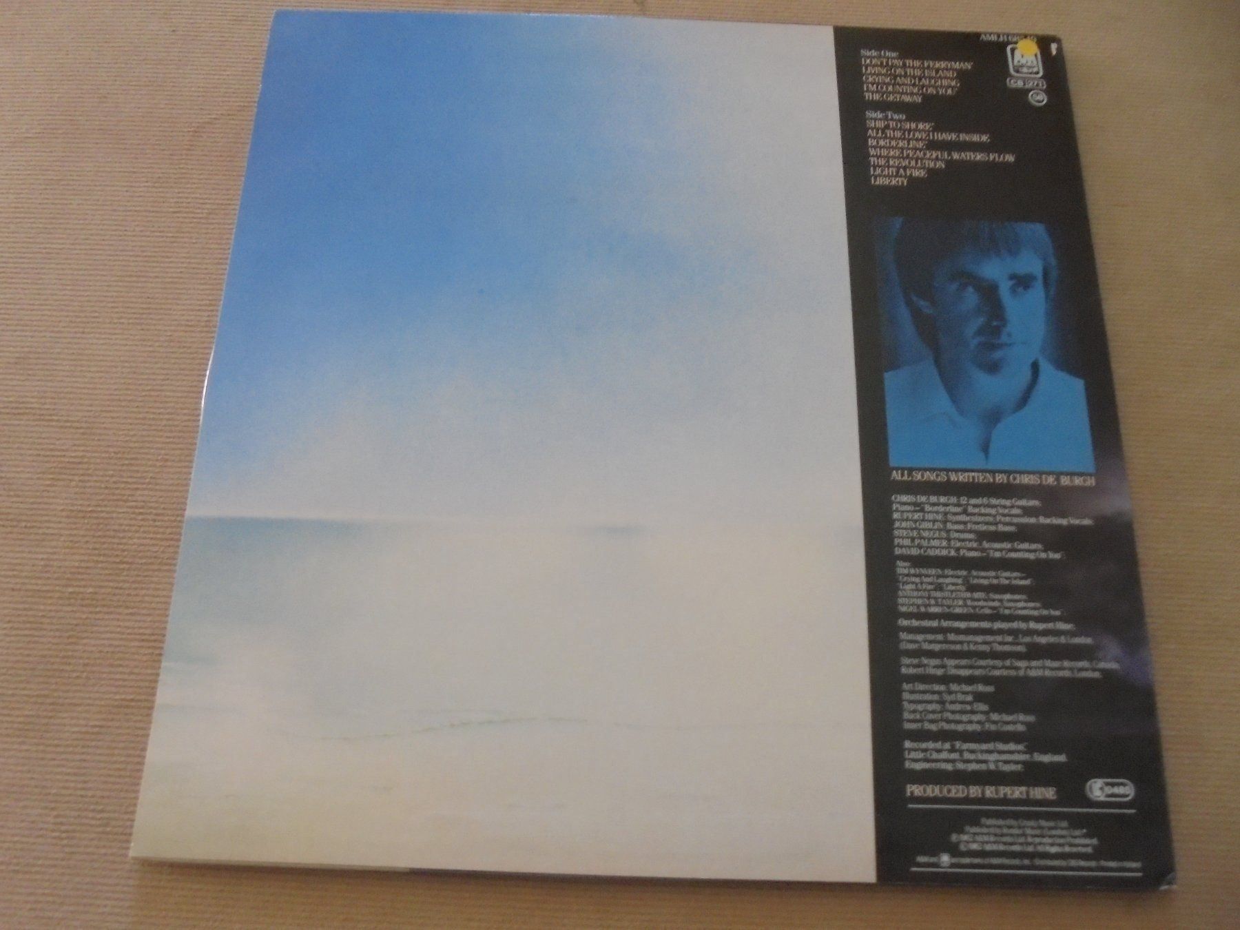 Dischi in vinile: Chris DE BURGH " The Getaway " LP 1982 (VG+) – Usato da Crissier venduto da Promopost 1
