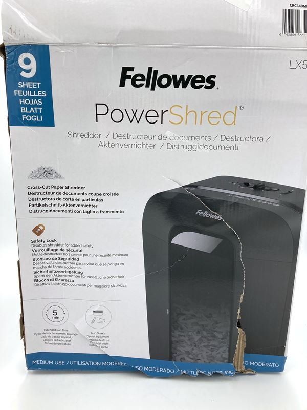 Fellowes Distruggi documenti: FELLOWES | Powershred LX50 | schwarz – Usato da Wittenbach venduto da Restwert_St-Gallen 5