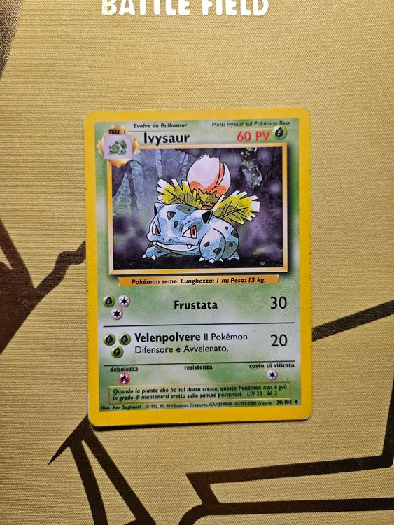 Base Set - Ivysaur | Kaufen Auf Ricardo