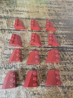 lego 48165 et 42862 lot de 12 pièces Dark Red Wedge 3 x 3