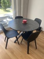 Esstisch mit 4 Stühlen, modernes Design, Top Zustand!