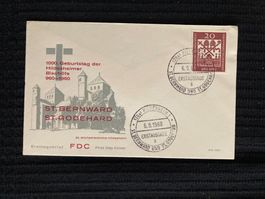 BRD 1961 illustrierter FDC Michaelskirche SStpl Hildesheim