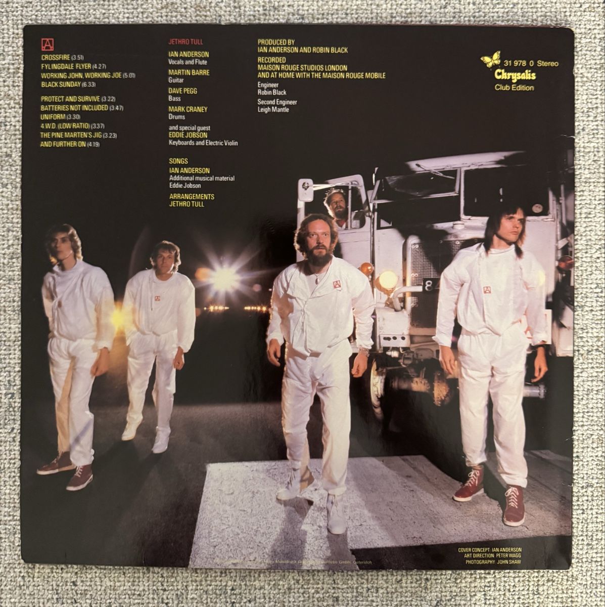 Dischi in vinile: Jethro Tull - A - LP - 80s – Usato da Rorbas venduto da BlackstarRecords 1