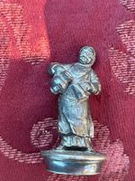 Alte Zinnfigur, Mann mit Krügen, Handarbeit, Rarität!