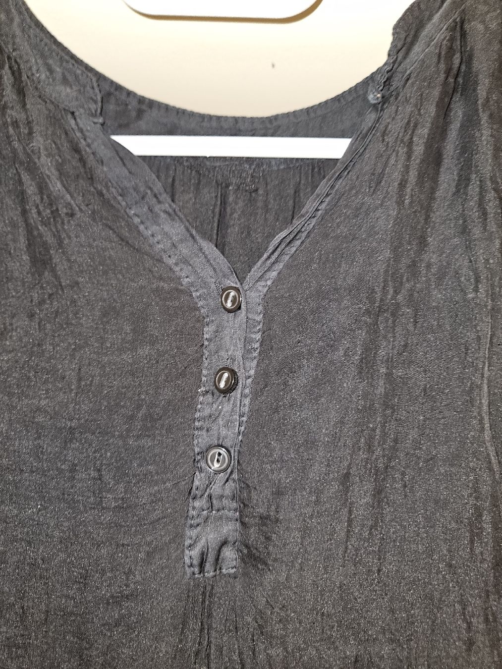 Camicette: Damen Bluse schwarz - Obermaterial Seide – Usato da Rheineck venduto da Eulalia40 1