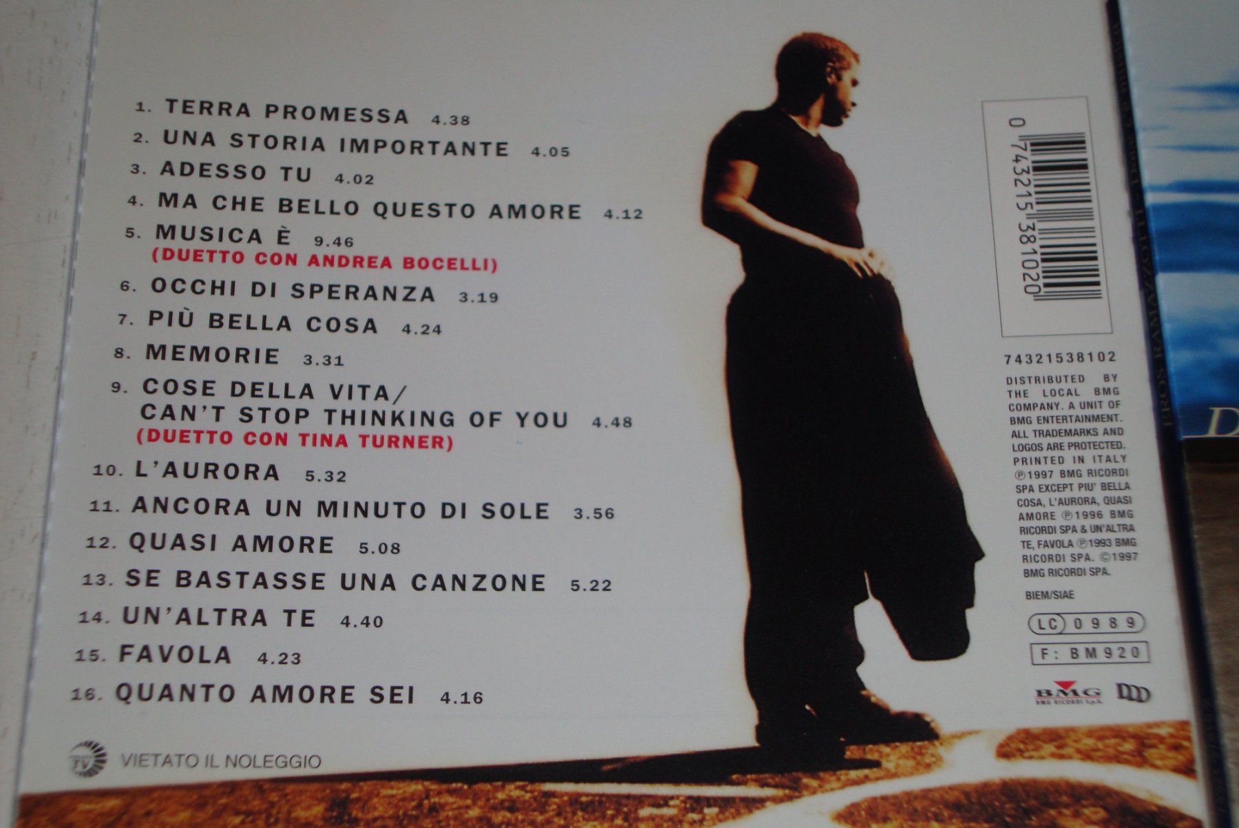 CD: 4CD's - Eros Ramazzotti – Usato da Unterbäch venduto da xazuq 4