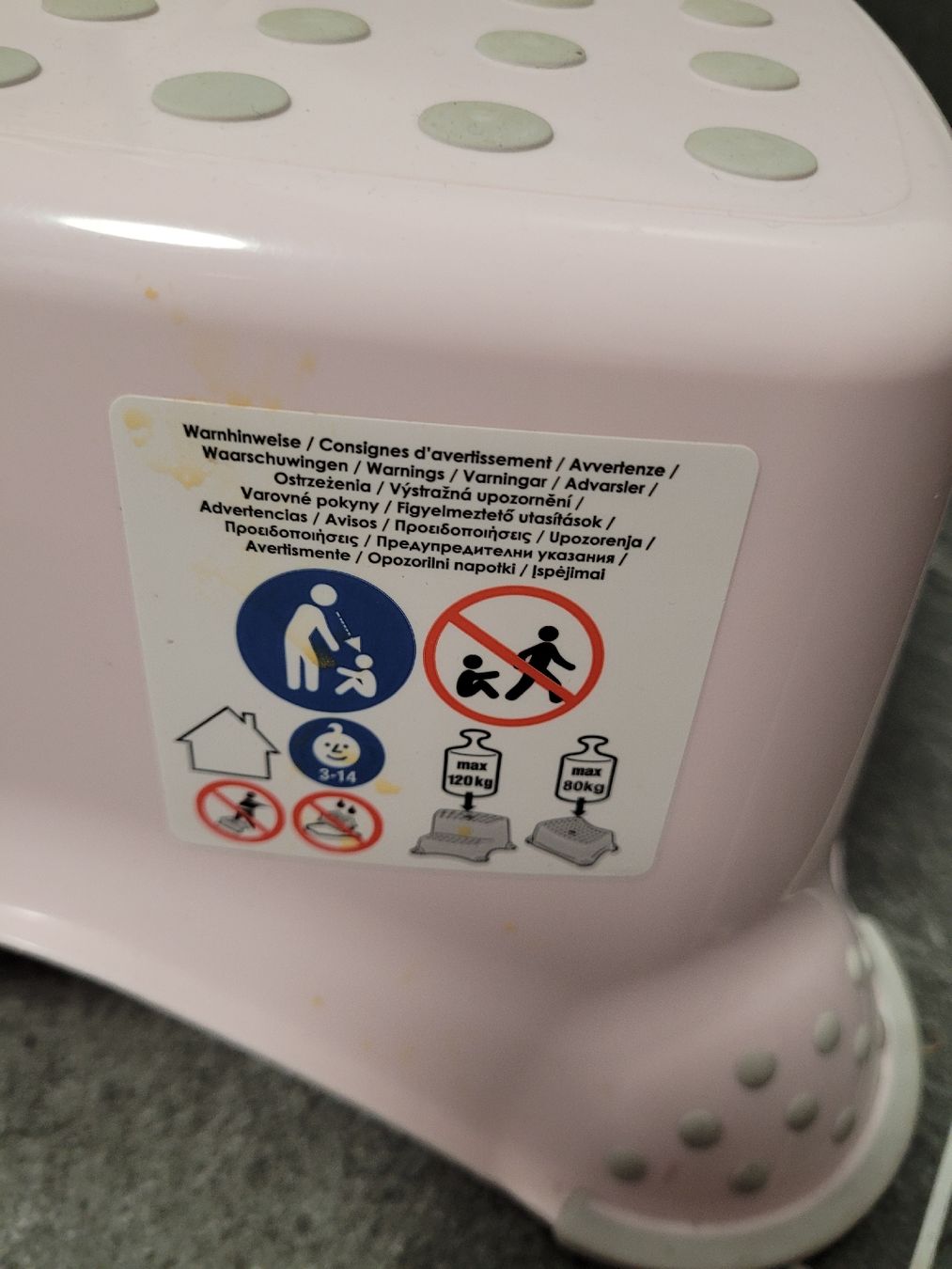 WC: Rosa Töpfchen & Tritthocker Set, Minnie Maus Design – Usato da Toffen venduto da ver_x68f 4