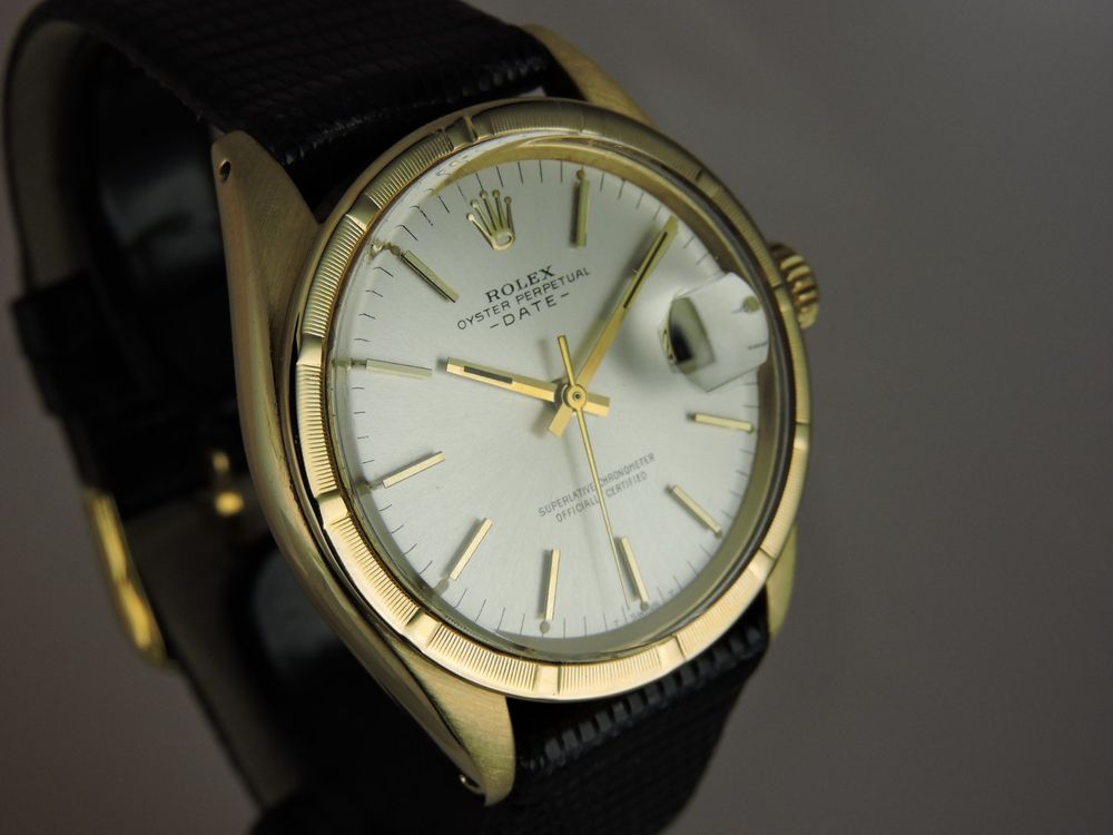 Rolex Orologi: 1967 Rolex Oyster Perpetual Date 18k Yellow Gold - Serviced – Usato da Bern venduto da Vintage-Oyster 5
