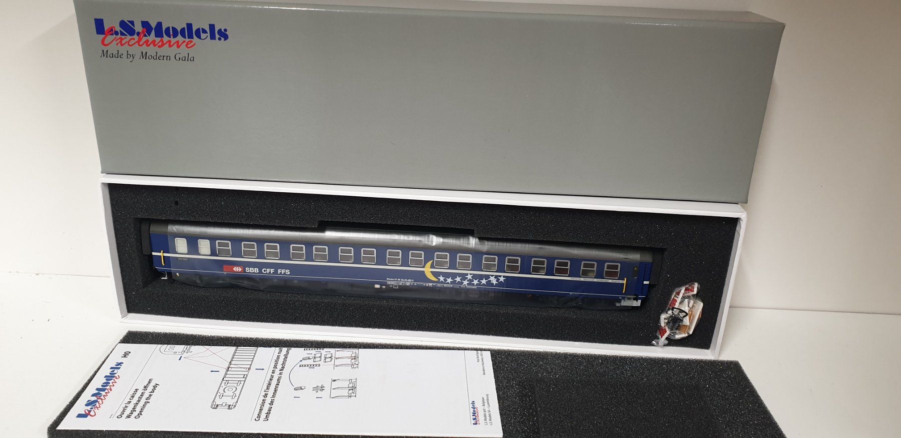 LS Models Modellini di ferrovie: LS Models SBB  Schlafwagen H0/DC 47 254 – Nuovo (secondo la descrizione) da Geroldswil venduto da TopTrain54