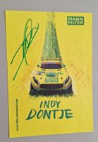 LG Original Autogrammkarte Indy Dontje ADAC HTP Motorsport