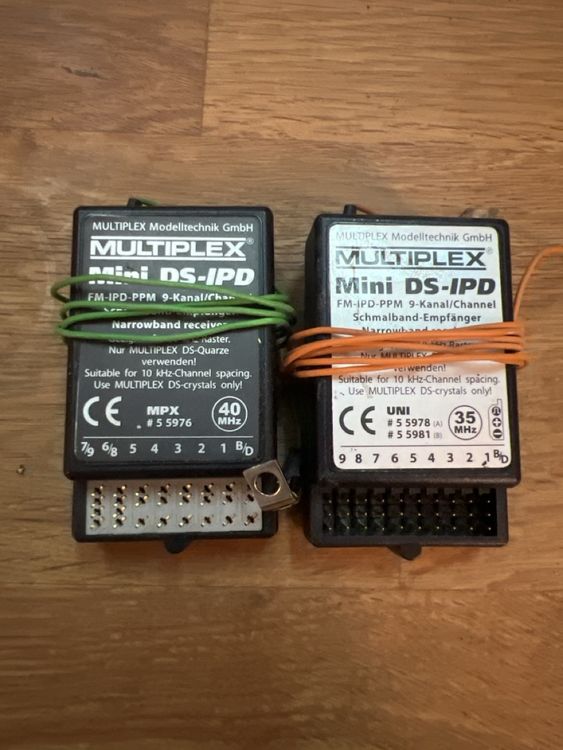 Multiplex Mini DS -IPD 1x35MHz 1x 40MHz (Gebraucht) in glovelier für ...