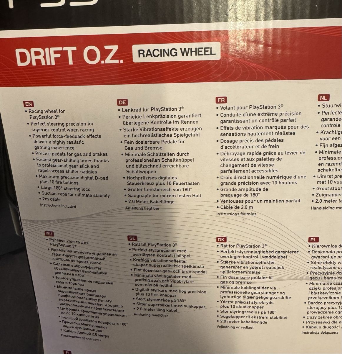 Controller: Speedlink Drift O.Z. Racing Wheel (PC,PS3) – Usato da Herisau venduto da Seyashop1 5