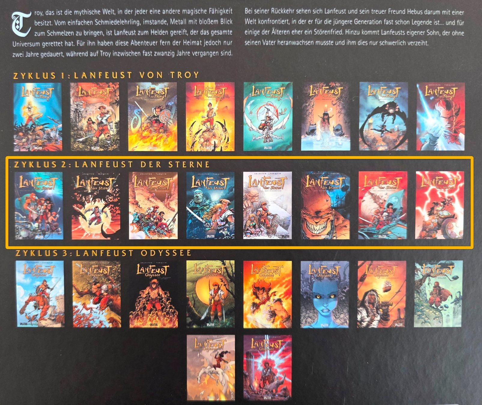 Fumetti: Lanfeust der Sterne Comic-Serie1-8 | Splitter Hardcover – Usato da Hildisrieden venduto da d.grueter 2