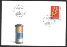 Werbemarke FDC 1093 Europamarke ET Basel 8.5.2003