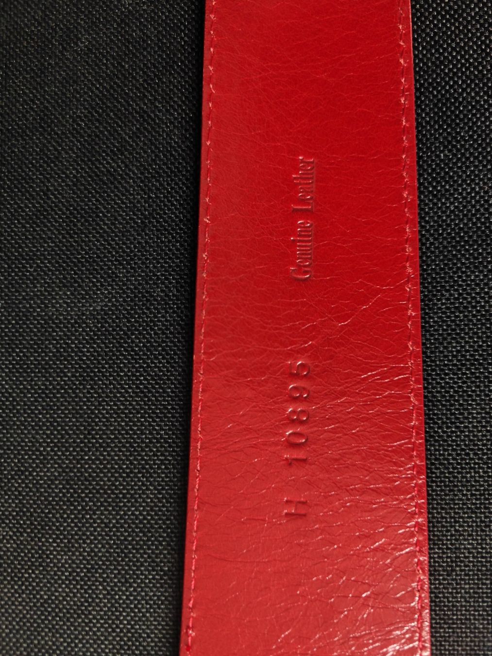 Gürtel: Anne Fontaine-Red Leather Belt – Gebraucht aus Horw von aquarellmmm2024 4