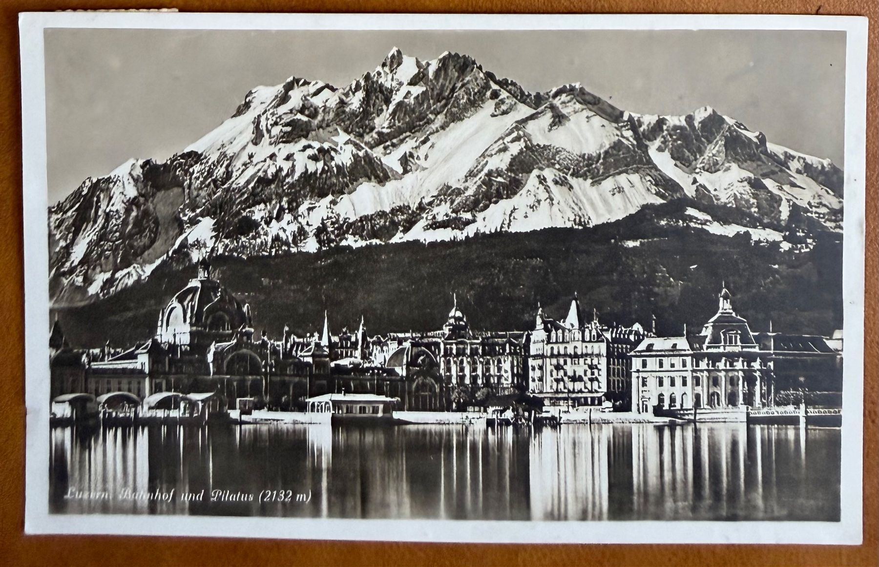 Ansichtskarten: Luzern -  Bahnof 1927 – Gebraucht aus Lutry von Ediego
