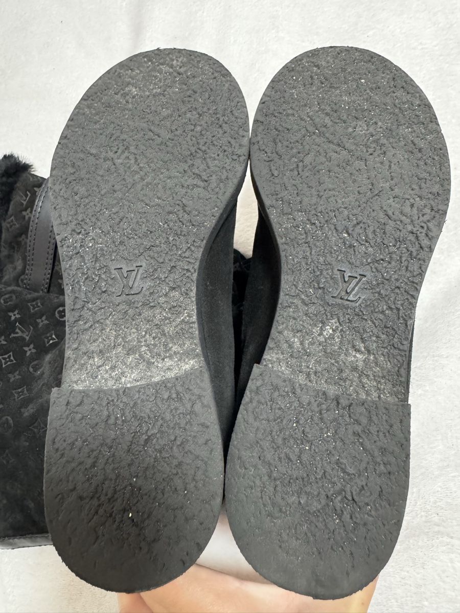 Damenschuhe: Louis Vuitton Black Winter Boots, 37❄️ – Gebraucht aus Genève von Lux_trend26 1