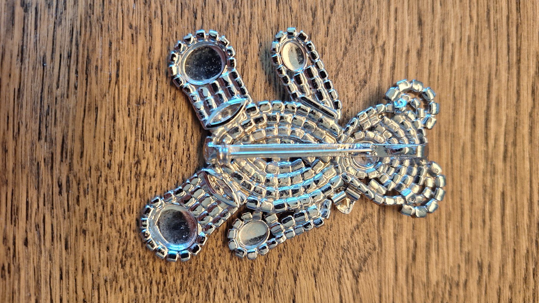 Spille & Fermagli: Wunderschöne vintage Teddy Bär Brosche mit Strass-Steinen – Usato da Ebmatingen venduto da Tschiipii 6