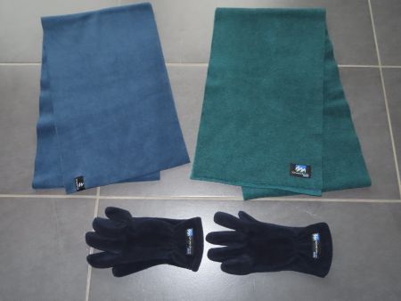 2 Fleece-Schals und -Handschuhe Decathlon +++top+++