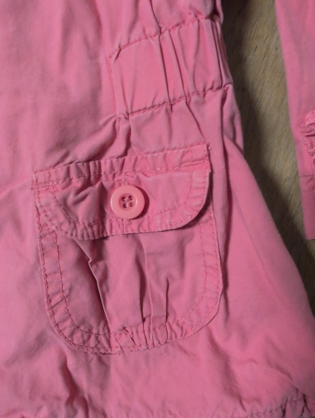 Jacken & Mäntel: Mädchen Übergangsjacke, rosa, Schmetterling, Gr. 80 – Gebraucht aus Uster von Mooreas 3