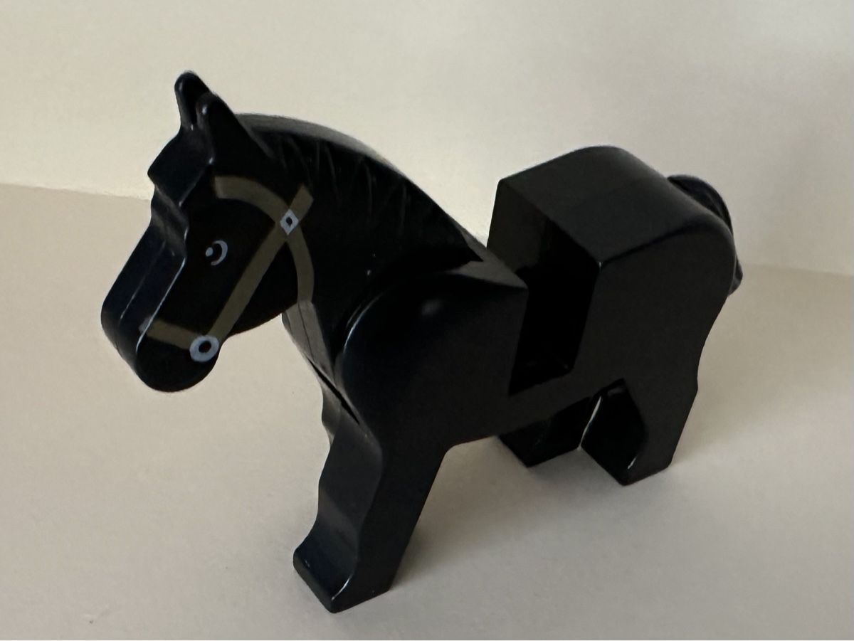 Lego Giocattoli: 1 Lego Pferd schwarz – Usato da Rheinfelden venduto da zim_2hqc