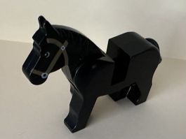 1 Lego Pferd schwarz